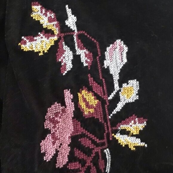 Studio WestApparel NEW Velvet Boho Embroidered Jacket Blazer Unlined Oversize 1X - Picture 9 of 16